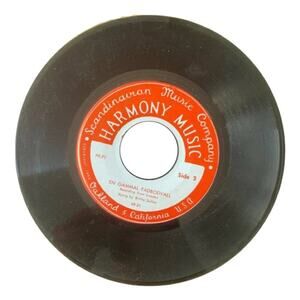 En Gammal Fabodvall Drommen om Mor 45 RPM Harmony Britta Sellen 1948 Swedish